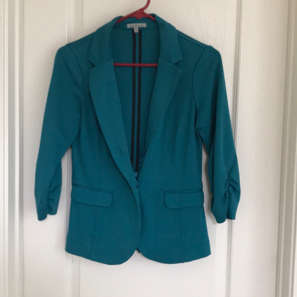 Women’s teal blazer